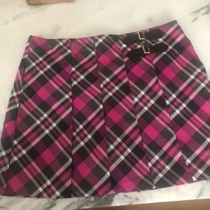 Lady Hagen plaid golf skort size 10